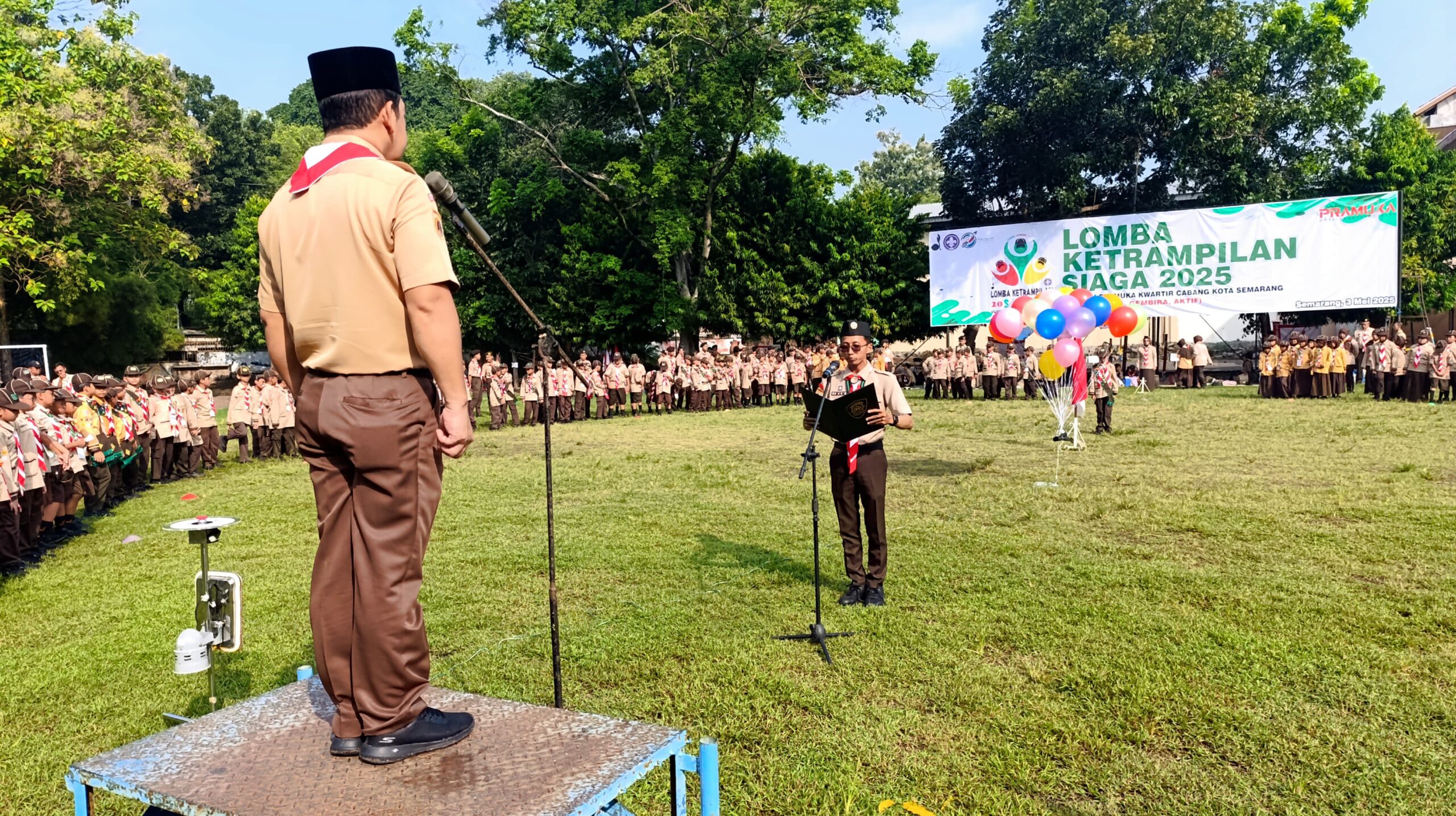 32 Barung Siaga Berlaga di Lomba Keterampilan Siaga Kwarcab Kota Semarang 2025