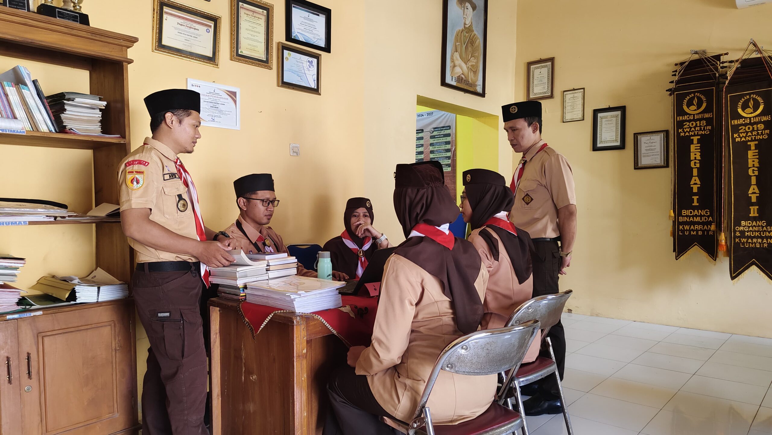 Kwarran Lumbir Siap Jadi Etalase Pramuka Terluar di Kwarcab Banyumas pada Penilaian Kwarran Tergiat 2025