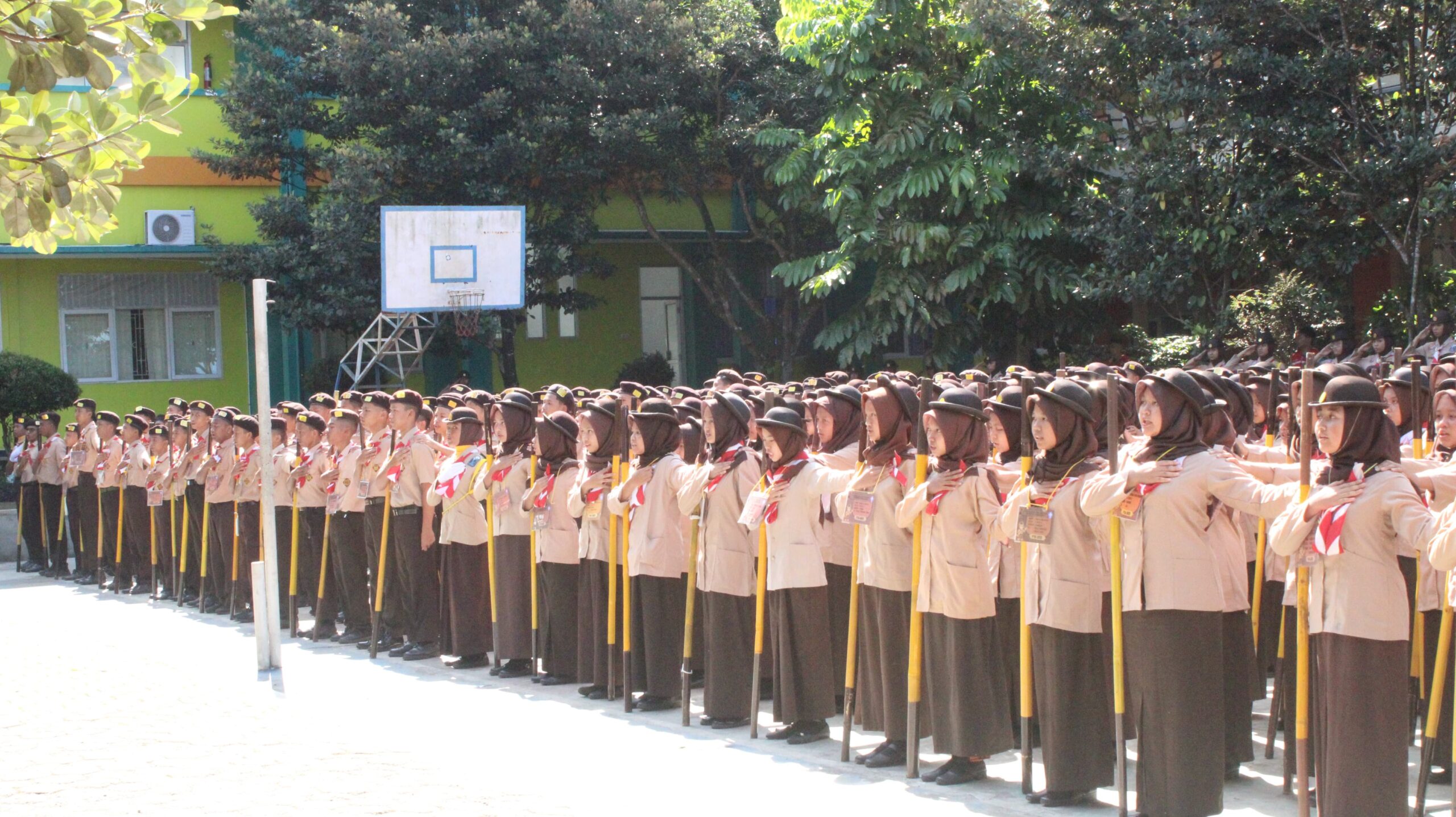 SMK N 2 Purbalingga Gelar Penerimaan Tamu Ambalan