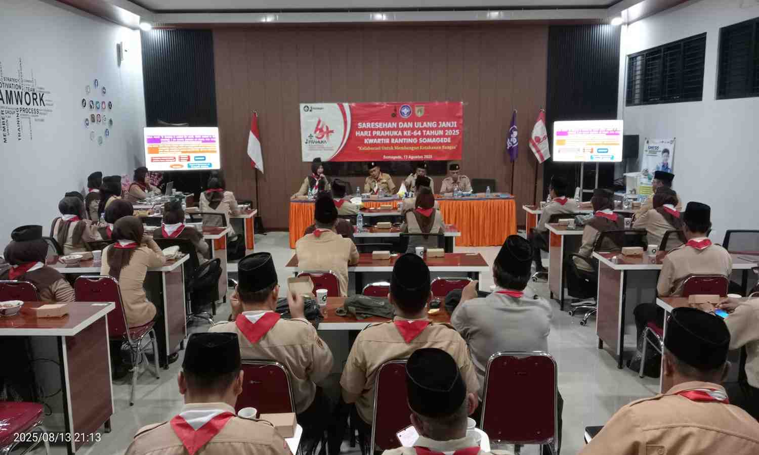 Kwarran Somagede Gelar Sarasehan Dalam Rangka Hari Pramuka Tahun 2025
