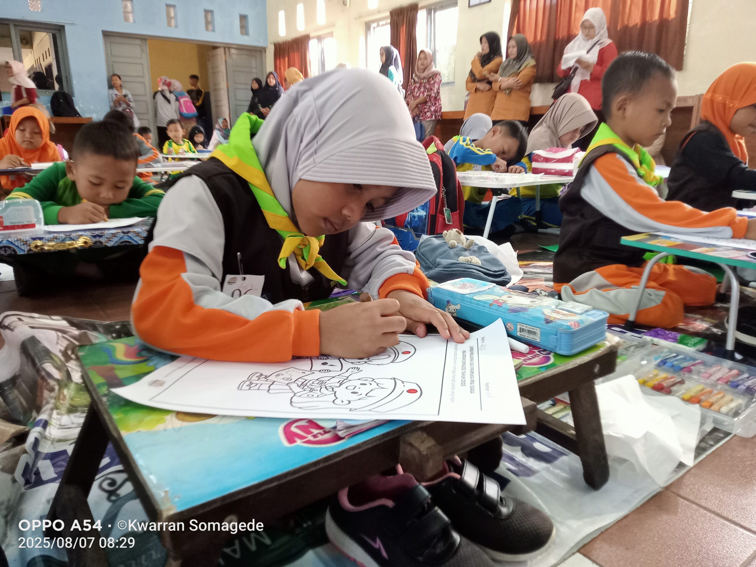 Kwartir Ranting Somagede Sukses Gelar Lomba Mewarnai untuk Pramuka Pra ...