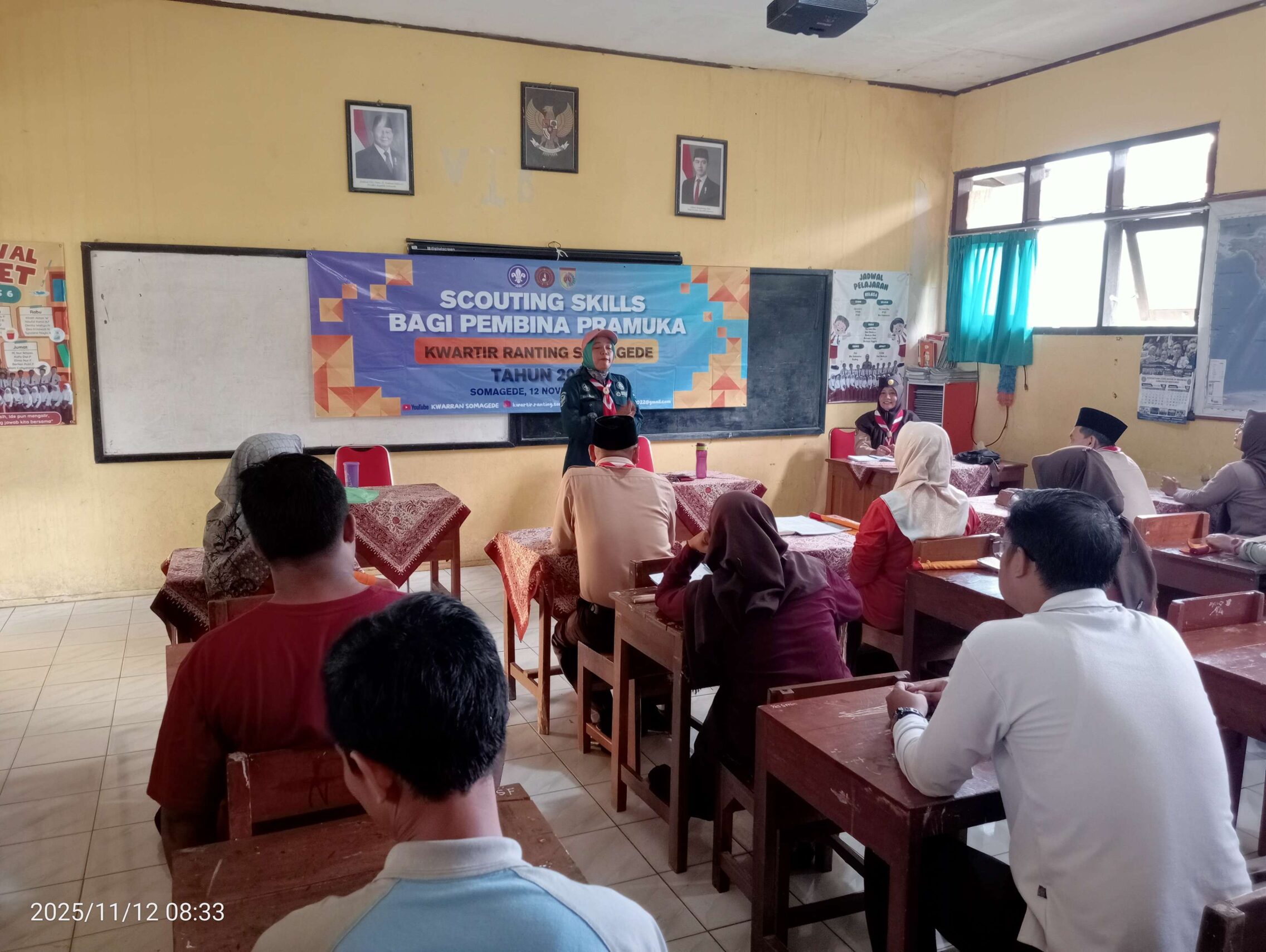 Bidang Binawasa Kwarran Somagede, Bekali Pembina Melalui Kegiatan Scouting Skill