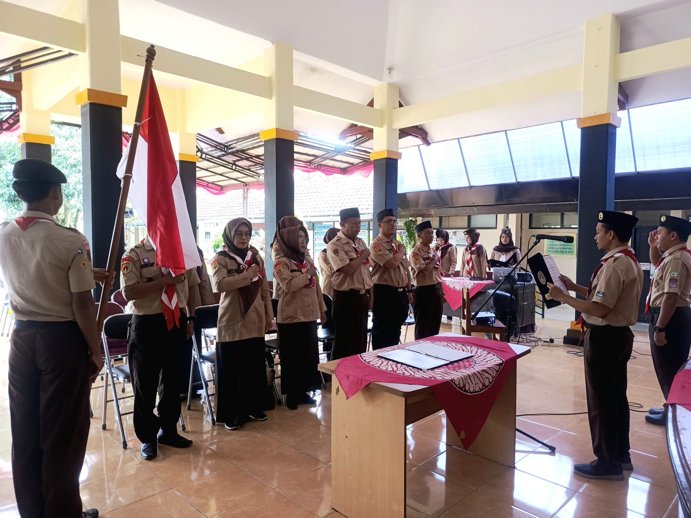 PRAMUKA PEDULI KWARRAN WATUKUMPUL RESMI DIKUKUHKAN, SIAP PERKUAT AKSI NYATA DI MASYARAKAT