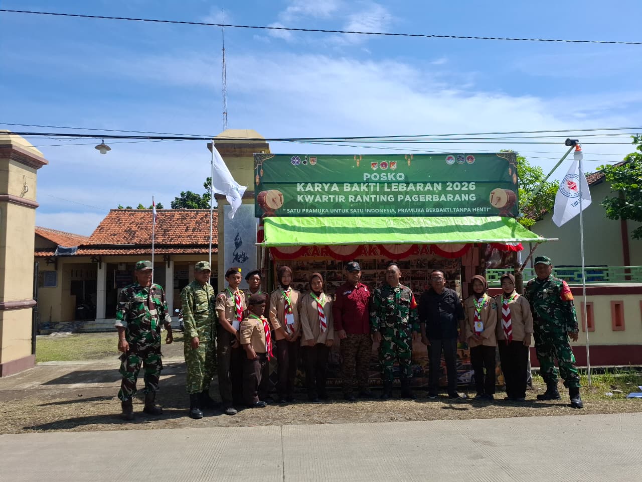 Kunjungan dari Koramil Pagerbarang