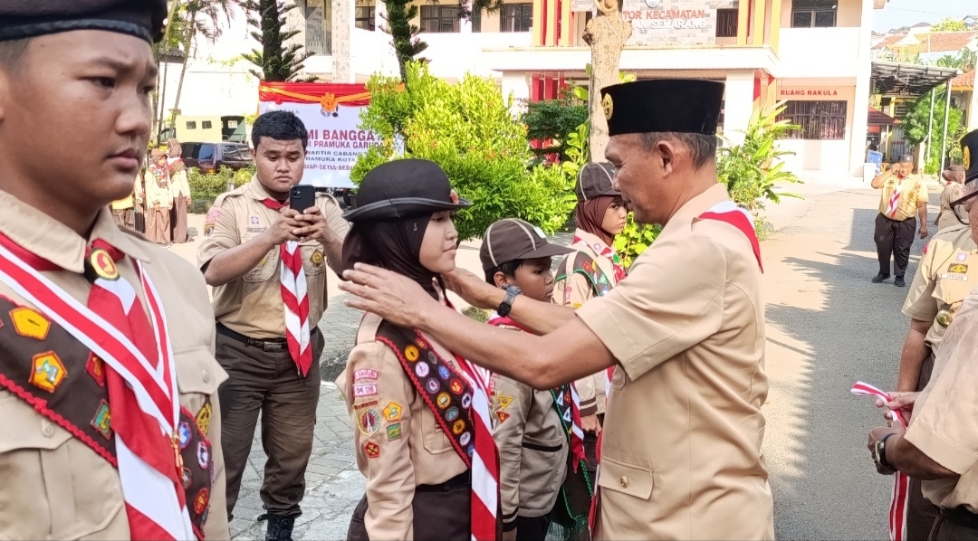 PENGANUGERAHAN TANDA PRAMUKA GARUDA KWARCAB KOTA SEMARANG TAHAP 1 TAHUN 2026