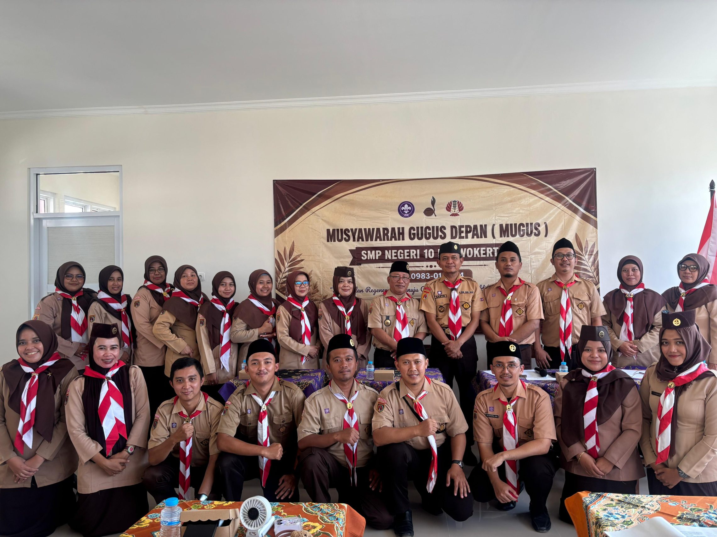 Berjalan Lancar, Mugus SMPN 10 Purwokerto Hasilkan Program Kerja Baru untuk Kemajuan Pramuka Banyumas