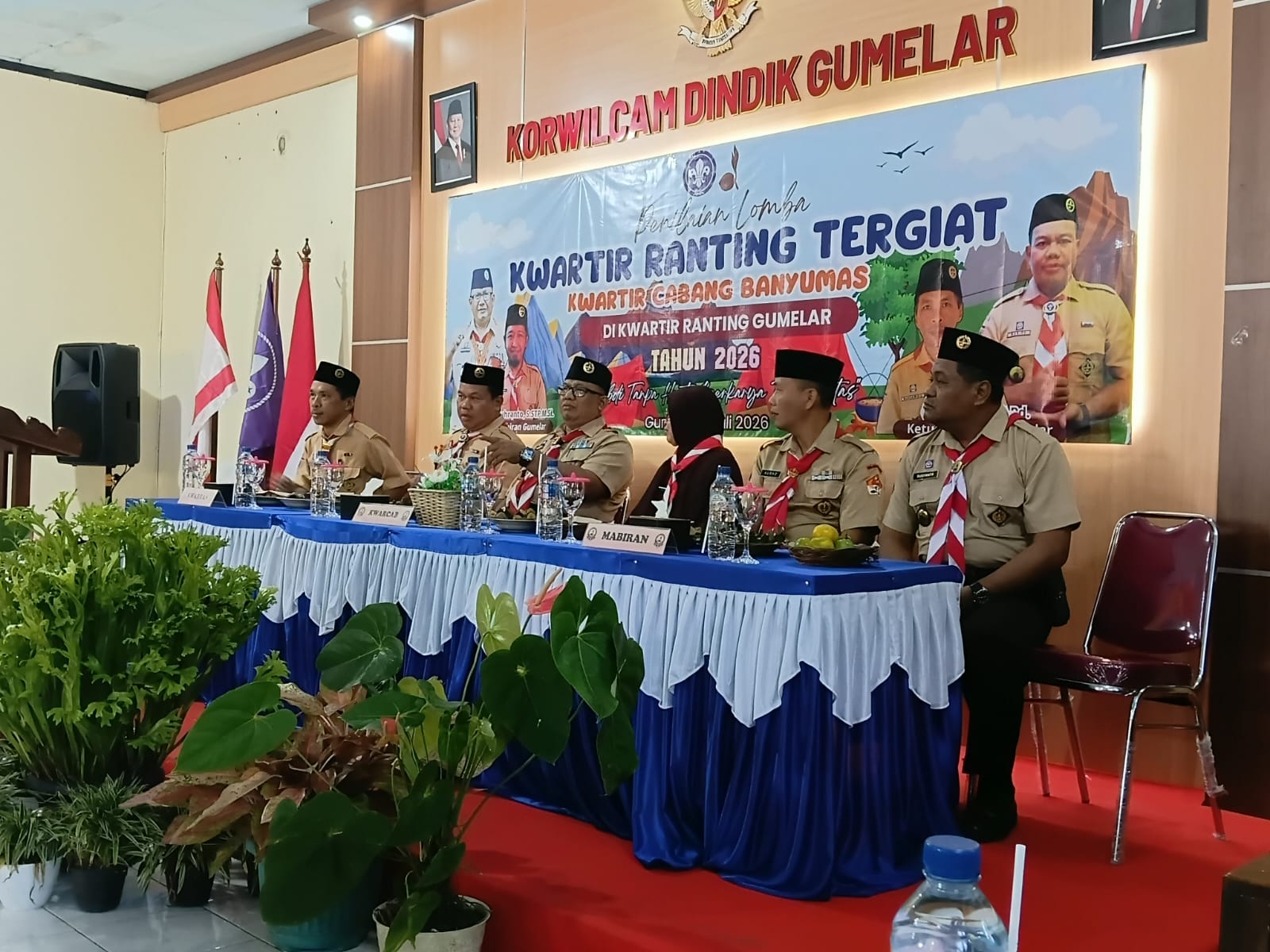 Pimpin LKT 2026, Ka Kwarcab Banyumas Kak Agus Nur Hadie Tinjau Tata Kelola Kwarran Gumelar