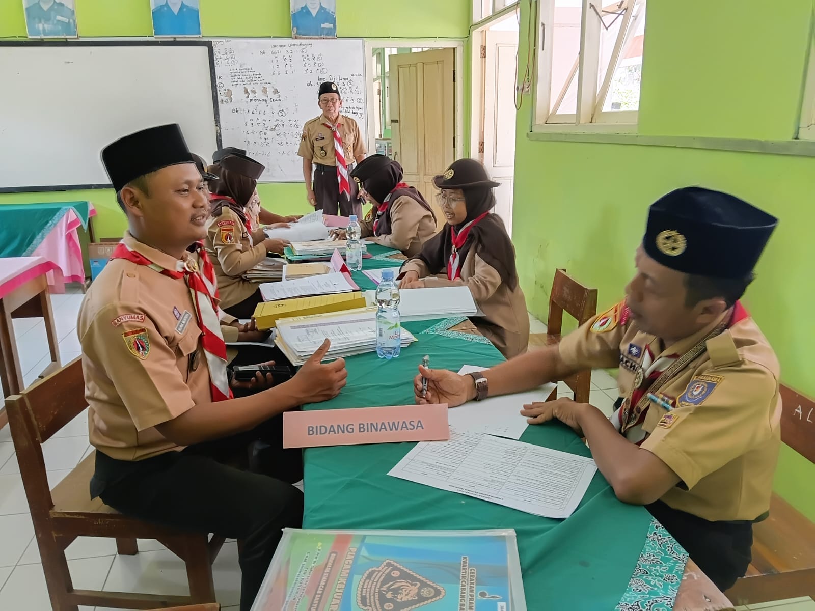 Ukur Capaian Program Kerja, Tim Penilai LKT Kwarcab Banyumas Sambangi Sanggar Patikraja