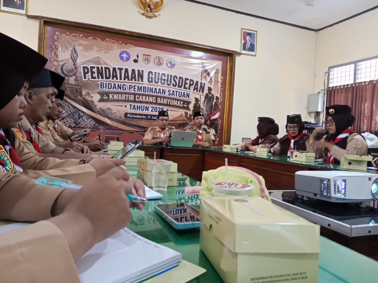 Kwarran Purwojati Ikuti Bimbingan Teknis Pengelolaan Gugus Depan Mantap Berbasis Akreditasi Kwarcab Banyumas Tahun 2026
