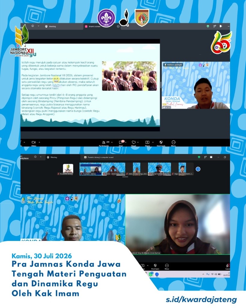 Penguatan Regu, Perkuat Kebersamaan: Konda Jateng Mantapkan Persiapan Menuju Jamnas XII 2026