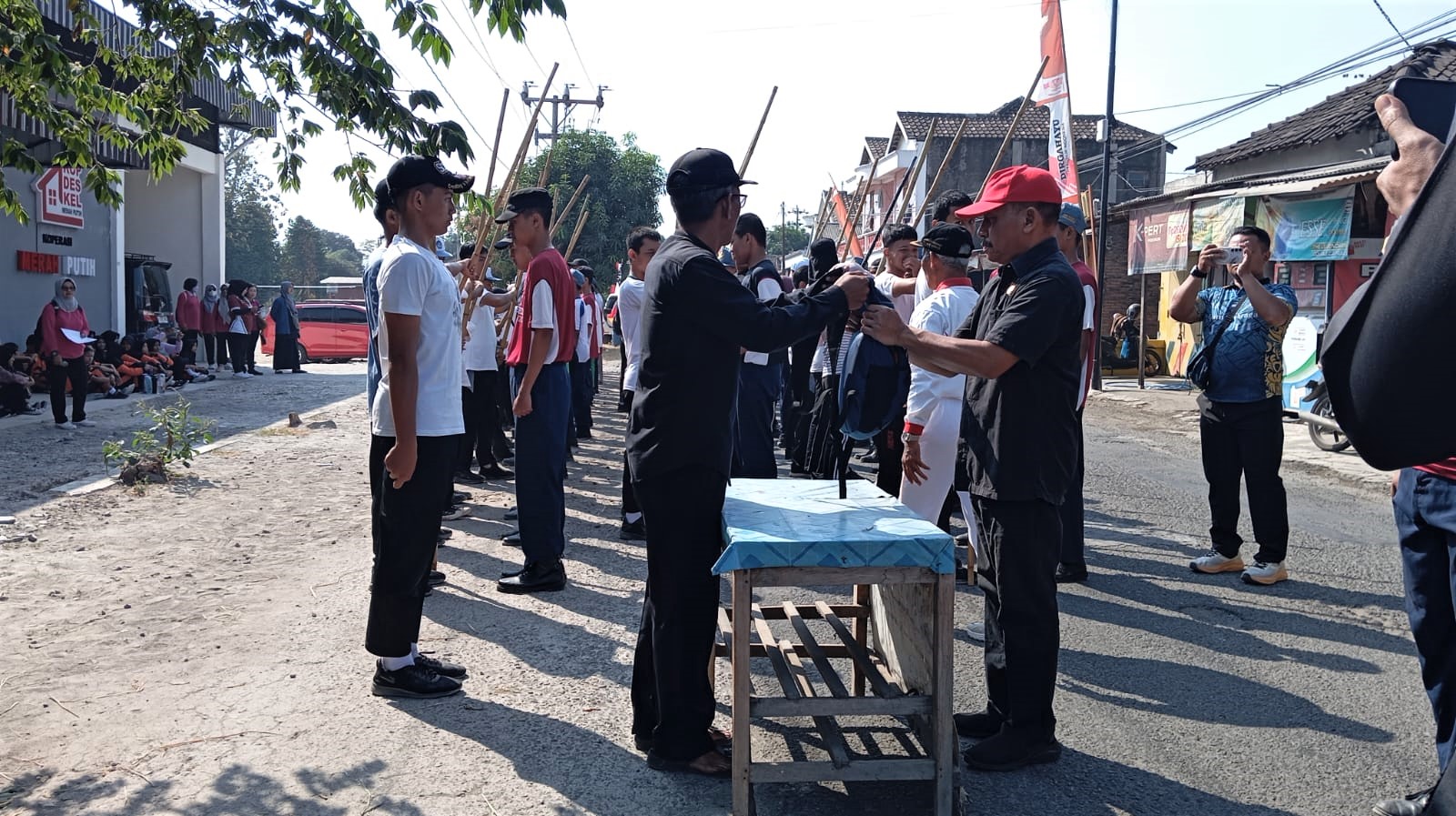 Jelang Pelaksanaan ETK 1 September, Kwaran Jaten dan Kebakkramat Gelar Latihan Bersama