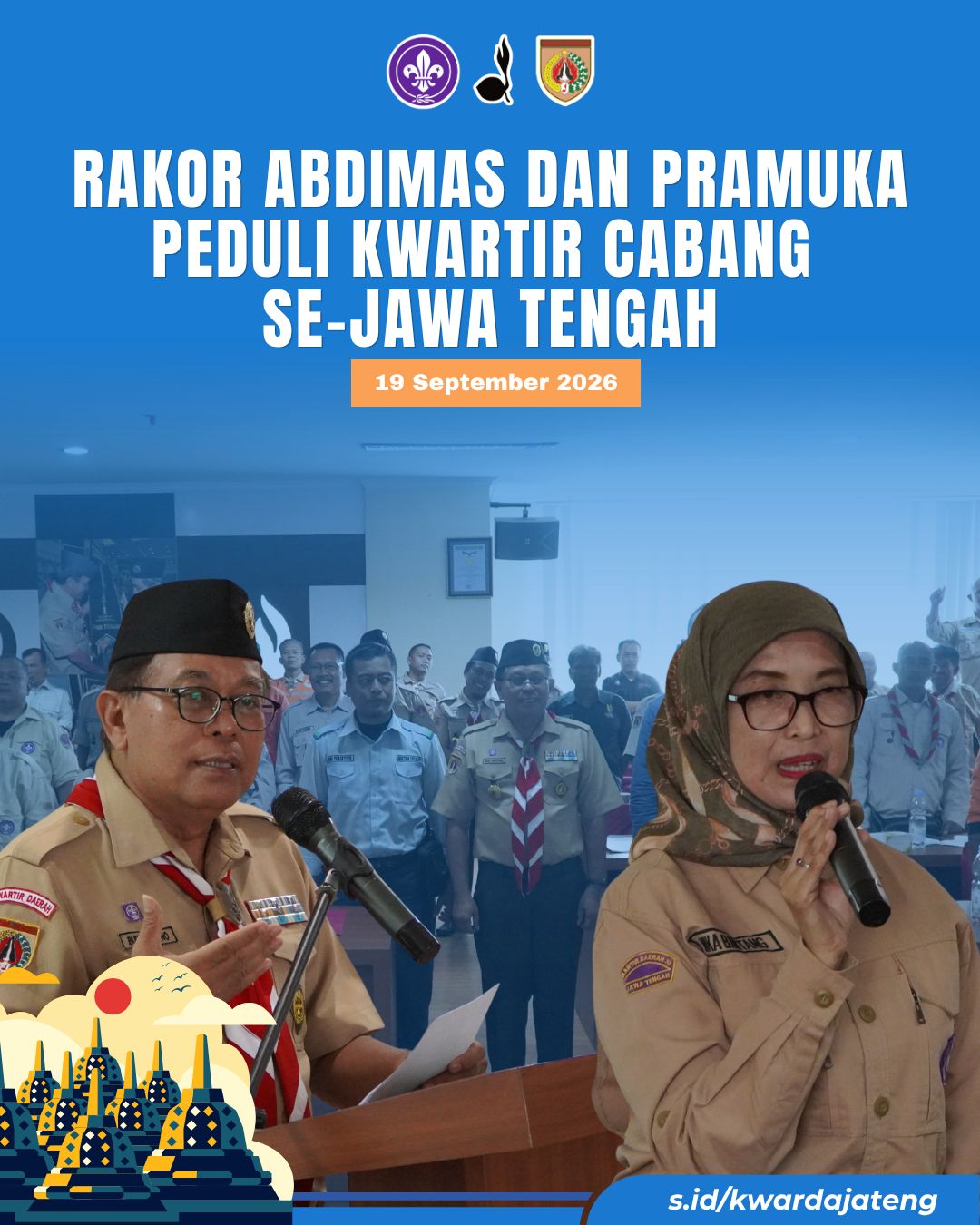Kwarda Jawa Tengah menggelar Rapat Koordinasi Pramuka Peduli bersama perwakilan 35 Kwartir Cabang se-Jawa Tengah.